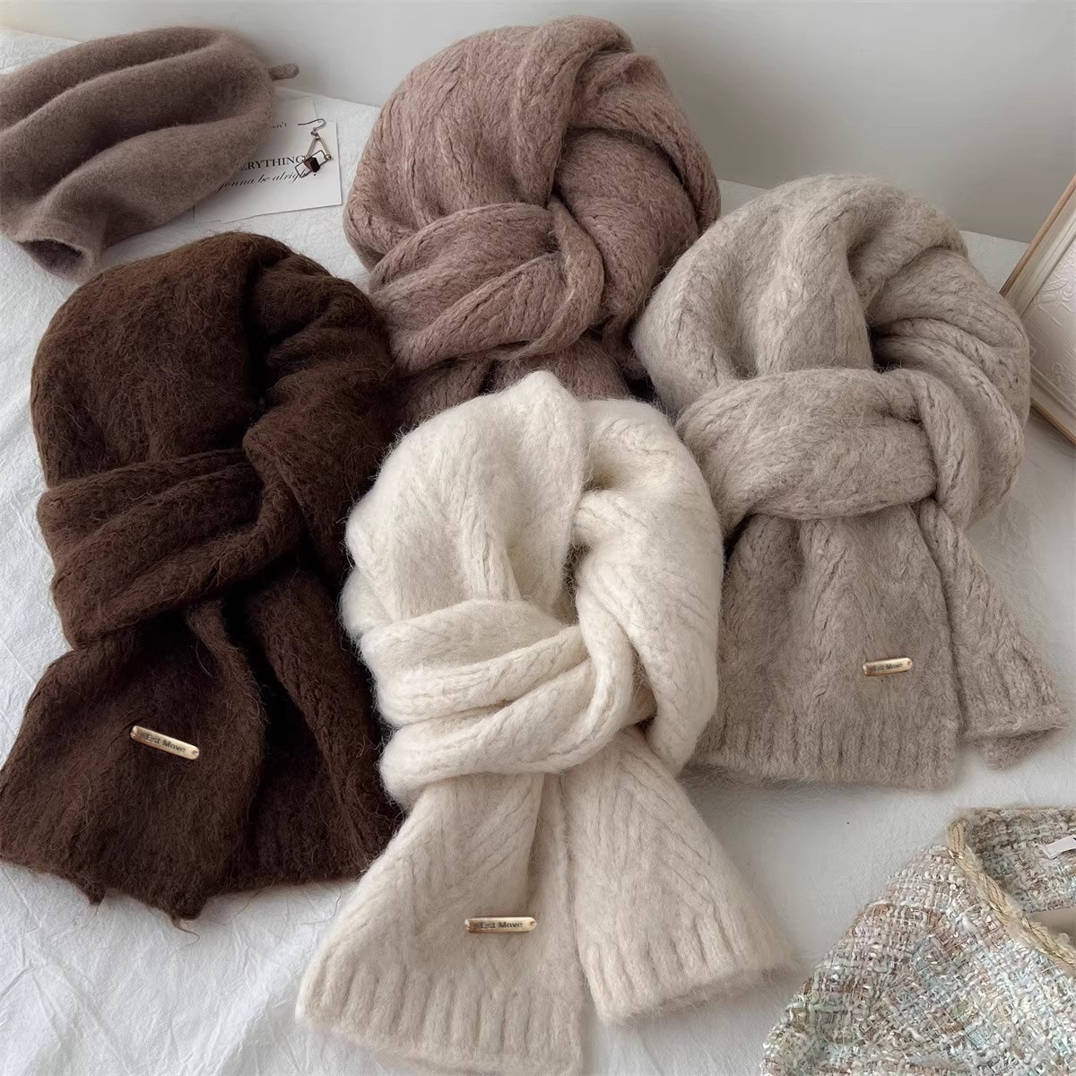 Muffler Men Wool - Hochwertiger Wollschal für Damen und Herren,