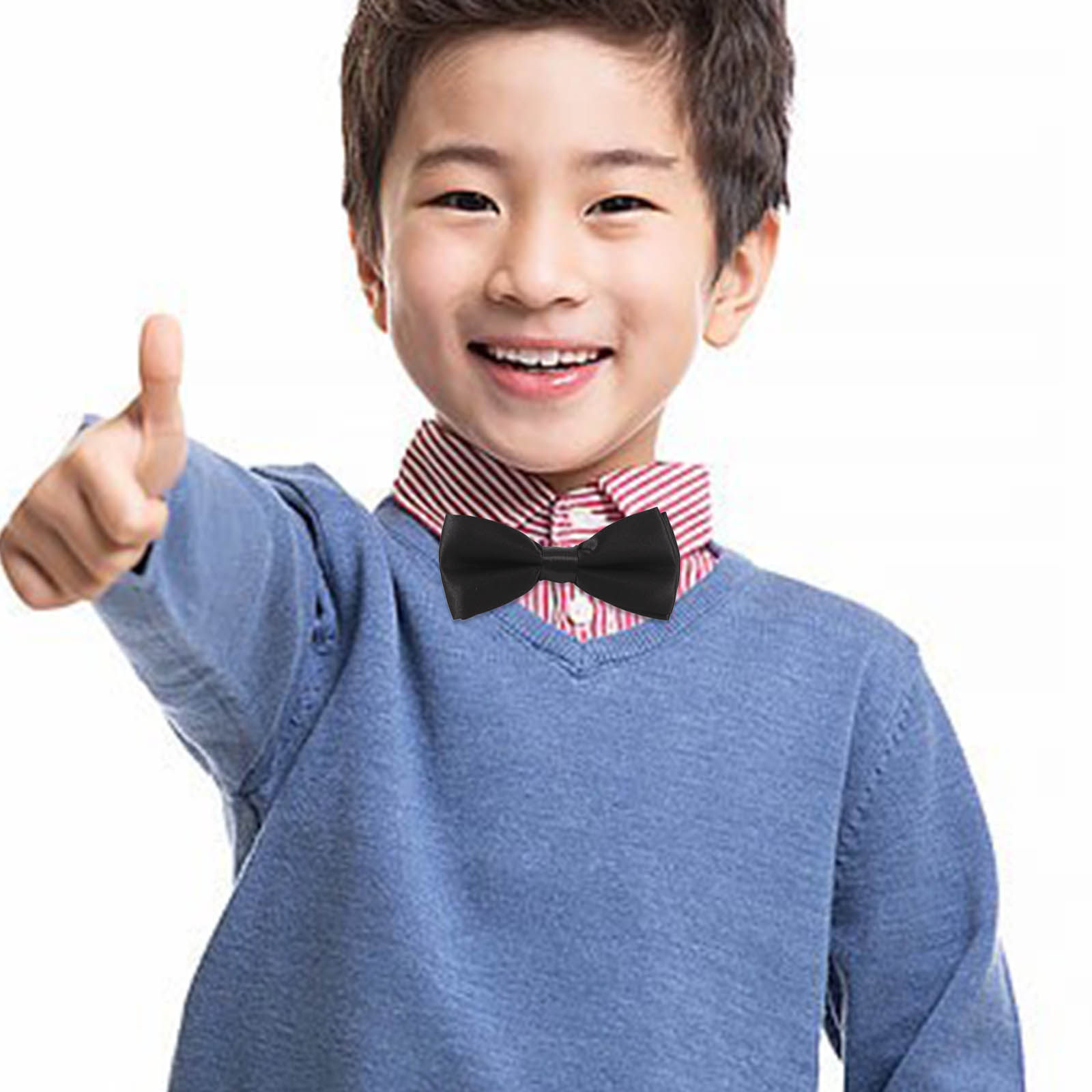 Schwarze, verstellbare Kinderf – Bow Tie Pre Tied Bewertung und Preis