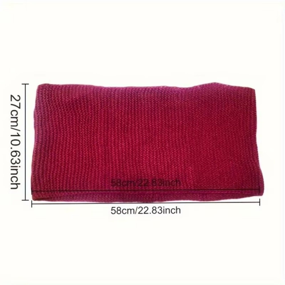 Wärmender, einfarbiger Infinit – Infinity Scarf Knit Bewertung und Preis