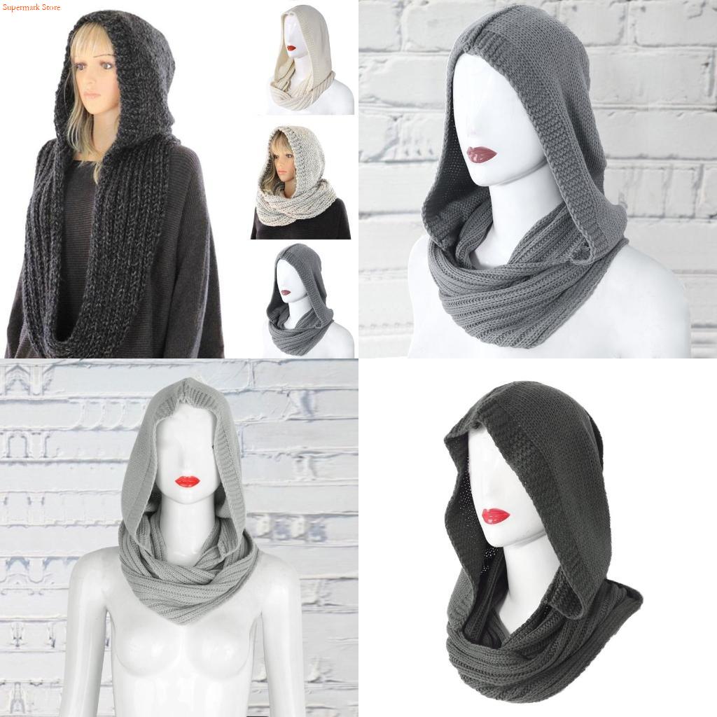 Q5WE Winter-Damen-Schal mit di – Infinity Scarf Knit Bewertung und Preis