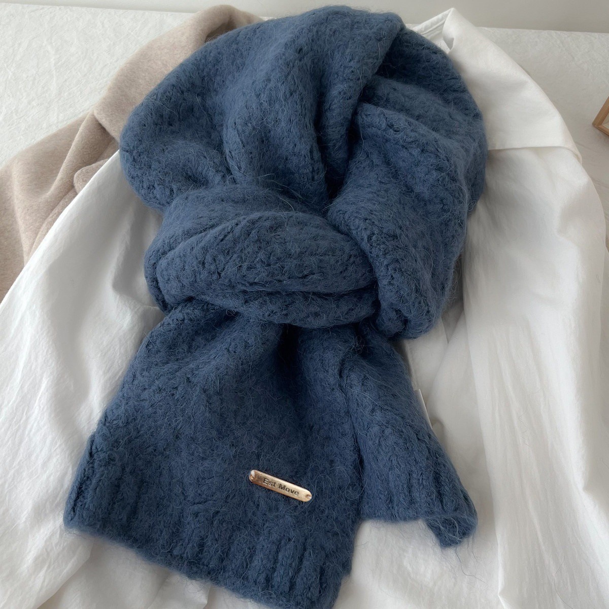Hochwertiger Wollschal für Dam – Muffler Men Wool Bewertung und Preis