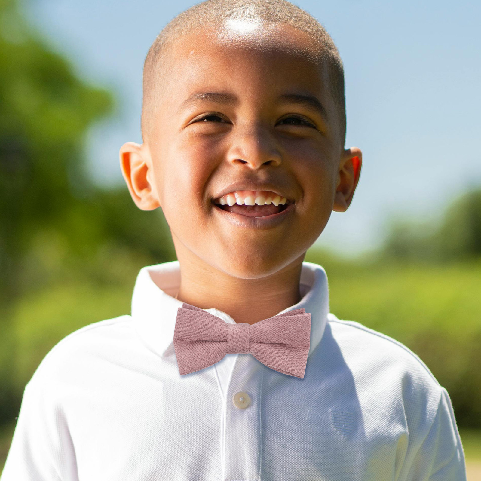 Kleinkind Rosa Baumwoll-Schlei – Bow Tie Pre Tied Bewertung und Preis
